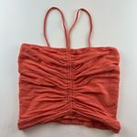 Pilcro Anthropologie  Ruched Ribbed Halter Coral Tube Top Size 1X Photo 5