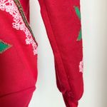 Vintage Nutcracker Red Presents Holly Ugly Christmas Pullover Sweatshirt Small Photo 5