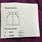 White House | Black Market Women's Red Burgundy Pencil Skirt Size 10 Knee Length Photo 6