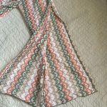 Becca  Solstice Crochet Lace Wide Leg Pants in Cameo Multi, Medium , NWT Photo 2