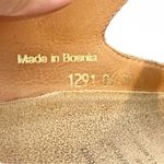 Ganter Sandals Womens Sz 8.5 39H Comfort Animal Skin Walking‎ Leather Support Silver Photo 4