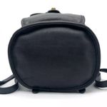 Coach VINTAGE Black Leather Sling Knapsack Backpack COMES WITH: COA, Dust Bag Photo 9