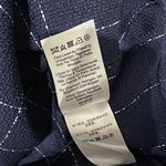 DKNY Peplum Blue Windowpane Tweed Sheath Dress Sz 8 Photo 9