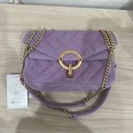 Sandro  Purple Yza Crossbody Bag Photo 7