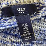 Gap Knit Sweater Top Boxy Fit Heather Blue Size XS Oversized Lightweight Casual Photo 4