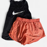 Nike  dri fit running bundle -women’s size small pink shorts & black tank  Photo 0