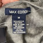 Max edition Lagenlook Tunic Sweater Top Wool Blend Gray Boho Log Sleeve Boat Neck High Low Photo 4