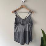 Lululemon Breezy Tank Divided Stripe Heathered Light Grey Heathered Dark Slate Photo 3