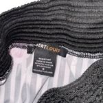 Robert Louis Womens Floral Striped Long Maxi Skirt Size S Black Maximalist Flowy Statement Photo 4