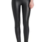 Lysse Womens Size Medium Jones Embossed Texture Faux Leather Leggings Black Photo 0