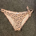 Topshop Pink Polka Dot Tie Knot Bikini Bottom Photo 4