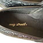 Easy Street Clogs Womens 9 Black Silver Metallic Nursing Shoes Slip Resistant Photo 7