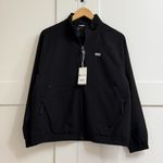 FIGS Sydney Scrub Jacket in Black, Size Medium Photo 8