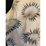 $490 Marni 40 4 Sleeveless Crepe Tank Top Shirt Blouse Peplum V Neck Leaves Tan Photo 5