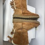UGG  Bailey Corduroy Bow II Chestnut Size 10 Photo 3