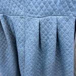 Loft  Charcoal Quilted Fit & Flare Mini Dress size XS Photo 5