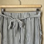 Wilfred  black and white striped tie back capri pants Photo 7