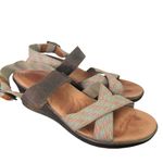 Keen Pastel Striped Cross Strap Comfort Sandals Woven Elastic Bands Womens 8 Photo 5
