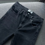 AGOLDE  Toni Mid Rise Straight Leg Black Skinny Jeans Size 26 Photo 8