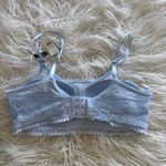 Aerie Real Power Wireless Push Up Joy Convertible Lace Bra Size 34C Light Blue Photo 7