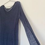 Vince Sheer Wool Cashmere Blue Knit Sweater Photo 1