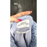 Urban Outfitters  Women's Size Medium Blue Casual Winter Sherpa Full‎ Zip Jacket Photo 6
