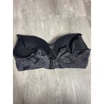 Torrid  Curve Bra Plus Size 44D Wireless Padded Adjustable Black Gray Bats Webs Photo 3