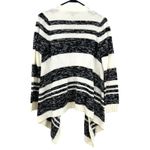 Love Blind Size Small Sweater Black & White Knit Long‎ Sleeve Open Front Casual Photo 1