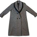 Vintage Jofeld De Ball Women's Wool Coat Grey and Black 90s Double Breasted Gray Size undefined Photo 0