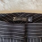 New York & Company Pinstriped Skinny Crop Pant Black Size 0P Photo 2