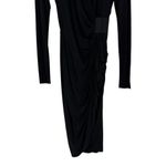 All Saints Black Swinton Long Sleeve Dress in Black size 4 Flattering Cocktail Photo 3