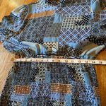 Alice Blue Long sleeve Patchwork Smoked skirt mini dress size M Photo 9