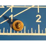 Kate Spade Gold Blue Enamel Spade Stud Earrings Glow Under Black Light .25" Photo 4