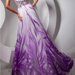 Tony Bowls  Paris Print Chiffon Evening Dress 113716A Photo 1