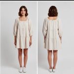 POL  Womens Ivory Baby Doll Dress Size S Photo 2