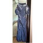 Anthropologie Femme Velvet Blue Jumpsuit New With Tags Size 12 Photo 2