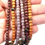 Lucky Brand wood beaded multi strand green flower necklace Photo 7