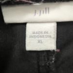 J Jill XL Corduroy Pull On Corduroy Pant Black Cotton Stretch Comfort Classic Photo 7
