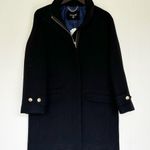 J.Crew NWT Toscana Coat in Italian Stadium-Cloth Wool Blend Size 0 Photo 6