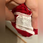 Motherhood Maternity Christmas Long sleeve Tee with side rouching medium Photo 7