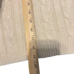 Zesica cream cable knit cropped sweater size medium Photo 6