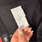 Paige  Meadow Coated Utility Button Front Midi Skirt in Black Fog 27 Photo 4