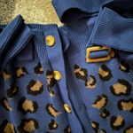 Moon River boutique belted animal print sweater Photo 1