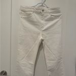 ZARA Women's Straight Leg White Jeans Photo 0