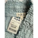 Cloth & Stone   Women XS Linen Blend‎ Smocked Waist Drawstring Shorts Blue Photo 2