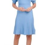Nanette Lepore NWT Nanette by  Blue Pearl Sleeve Knit Dress L Photo 4
