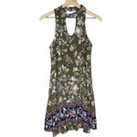 Buckle Blue Rain  Floral Tunic Sleeveless Dress Photo 1