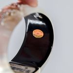 Alexis Bittar Alexis Bitter Handcarved Lucite and Crystal Hinged Statement Bangle Cuff Silver Photo 2