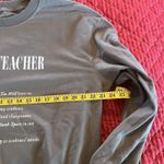 Swiftie Teacher Crewneck Sweatshirt Gray Era Taylor Music Classroom Size 1X Photo 2