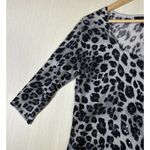 C'est City Women's Sweater‎ Sz M Metallic Leopard Sequin Viscose Silk Scoop Neck Size M Photo 1